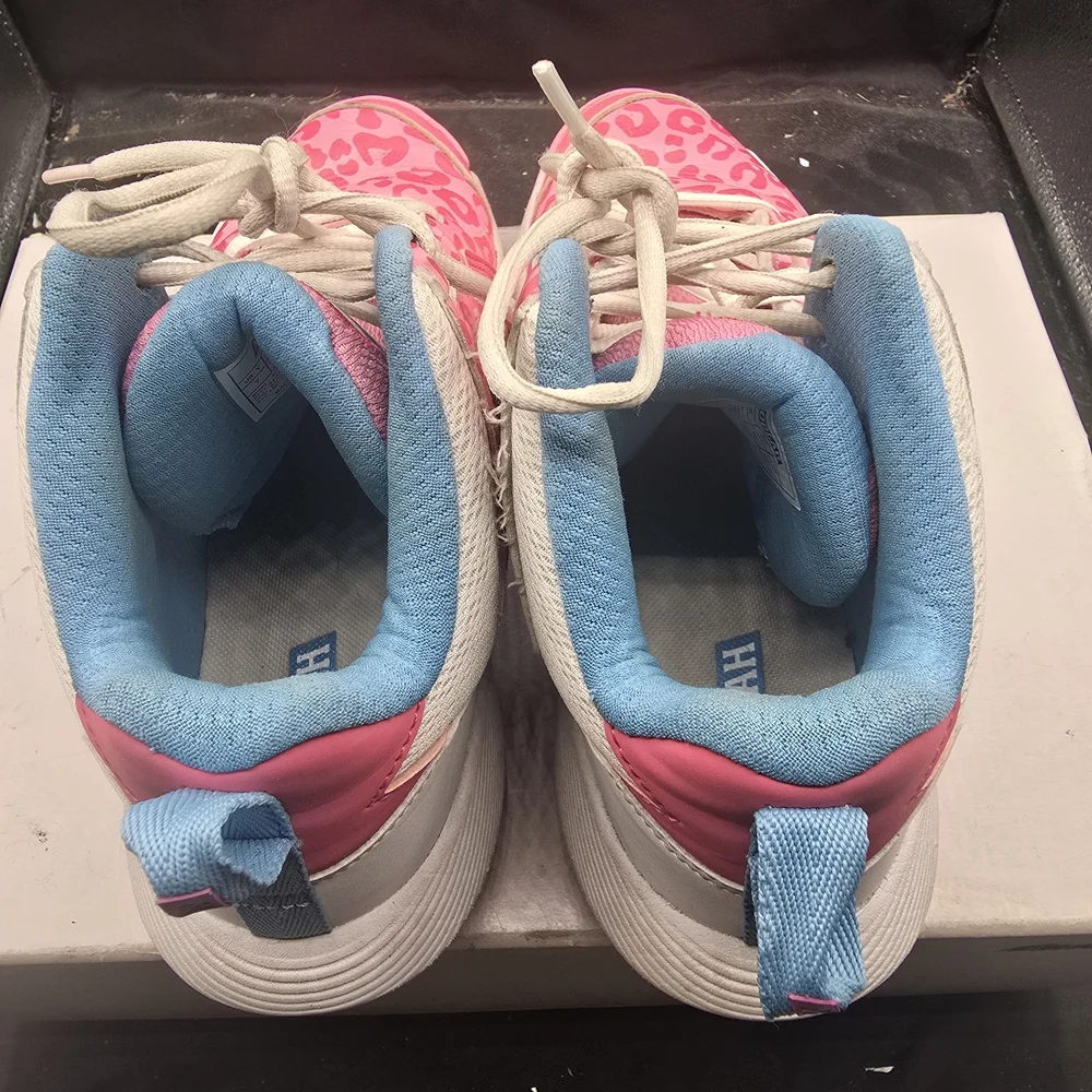 Pink Leopard Print Athletic‎ Shoes